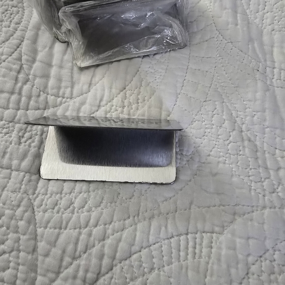 Stainless Steel Table Tent Sign Combo 3"x 1.5" - Picture 3 of 6